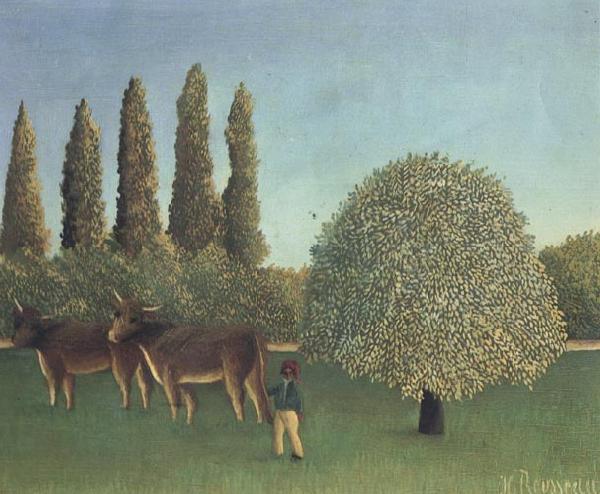 Henri Rousseau THe Pasture oil painting image